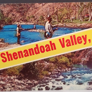 Cartão postal Saudações VA de Shenandoah Valley Virgina