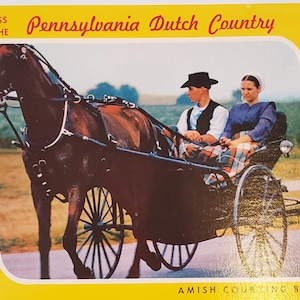 Carte postale PA Salutations du pays néerlandais de Pennsylvanie Pennsylvanie