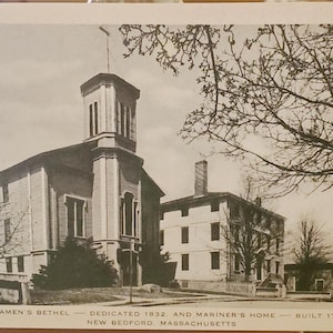 Post Card MA Seaman&#39;s Bethel Mariner&#39;s Home New Bedford Massachusetts