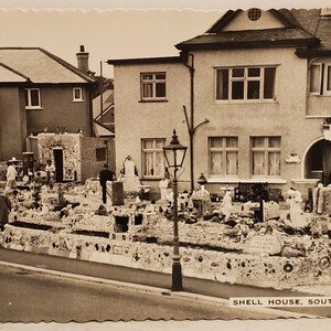 Carte postale Royaume-Uni Shell House Southbourne Angleterre