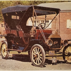 Post Card Car 1909 Model T Ford