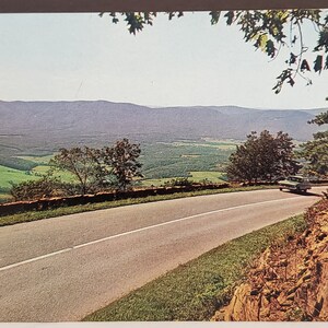 Cartão postal VA Skyline Drive Virgina
