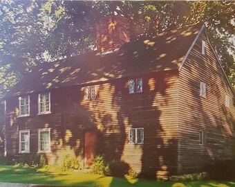 Post Card MA Howland House Plymouth Massachusetts
