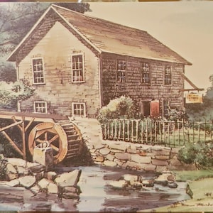 Carte postale MA Old Stoney Brook Mill Brewster Cape Cod Massachusetts