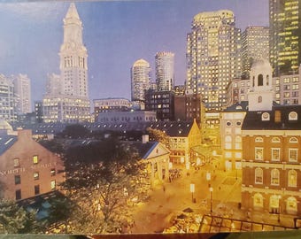 Post Card MA A View of Faneuil Hall Boston Massachusetts