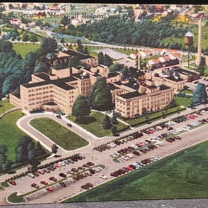 Carte postale PA George F Geisinger Memorial Hospital The Foss Clinic Danville Pennsylvanie
