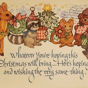 Cartolina natalizia Auguri di Natale