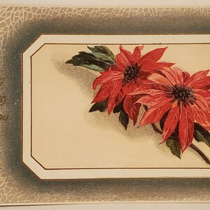 Postkarte Weihnachten A Merry Christmas to you EMBOSSED