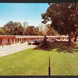 Cartão postal NY Sharon Motel Niagara Falls Nova York