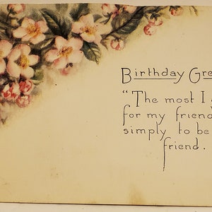 Postkarte Grußkarte Geburtstag - Geburtstagsgrüße GETRIMMT