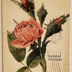 Post Card Groeten Verjaardag - Verjaardag Groeten