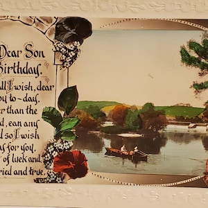 Postal Saludos Cumpleaños - A mi Querido Hijo en su Cumpleaños