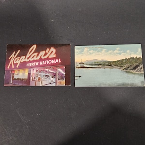 Set di cartoline NY Kaplan's Deli, Kingston Point Park, New York
