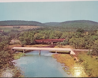 Postal de los puentes de Pensilvania en la Academia de Pensilvania