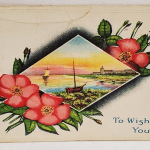 Postkarte Grußkarte Andere Wünsche Freude