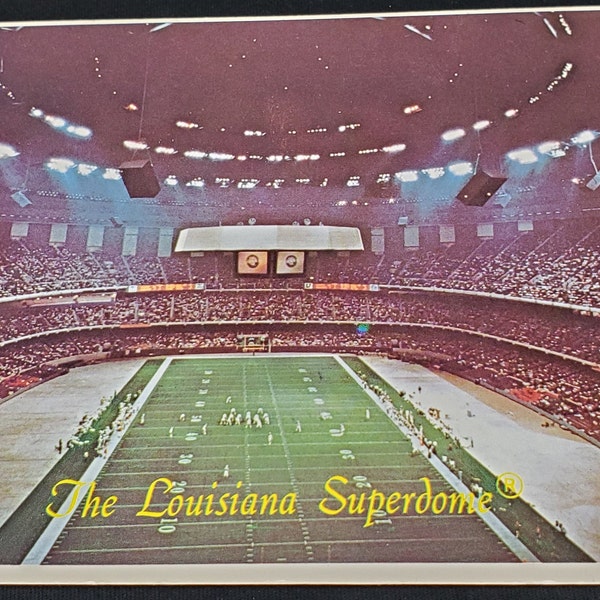 Postcard LA The Louisiana Superdome New Orleans, Louisiana