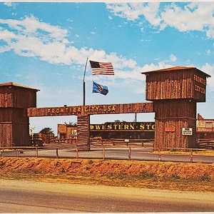 Cartão Postal OK Frontier City EUA Oklahoma City Oklahoma