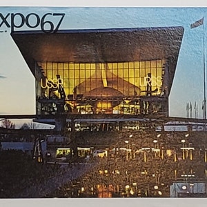 Carte postale Canada Expo67 Pavillon de l’Union soviétique Montréal Canada