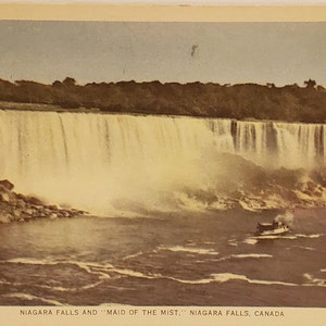 Post Card Canada Niagara Falls and Maid of the Mist Niagara Falls Canada