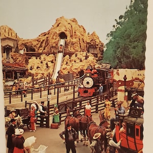 Postcard CA Calico Square Knott&#39;s Berry Farm Buena Park California