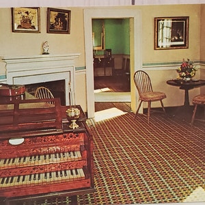 Carte postale VA Le petit salon à Mount Vernon Virgina