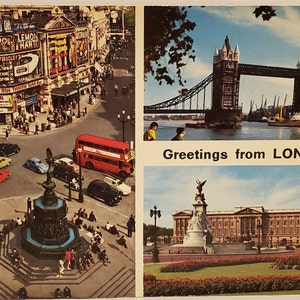 Postcard United Kingdom England Greetings from London England