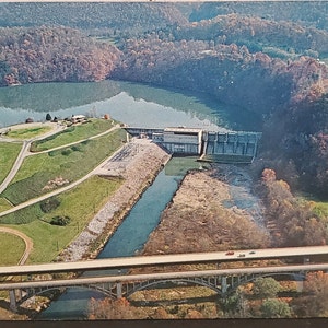 Tarjeta postal TN Fort Patrick Henry Dam Kingsport Tennessee