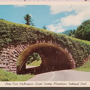 TN Lijn over Onderdoorgang Great Smoky Mountains Nationaal Park Tennessee