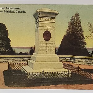 Postkarte Kanada Laura Secord Monument Queenston Höhen Kanada