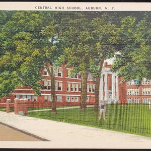 Postal NY Central High School Auburn Nova York