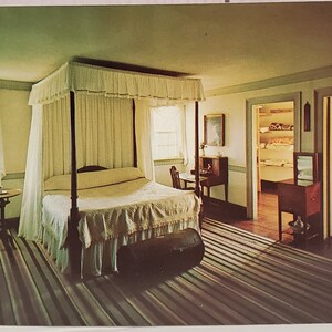 Cartão postal Quarto de VA Washington em Mount Vernon Virgina