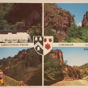 Postcard United Kingdom England Greetings from Cheddar England