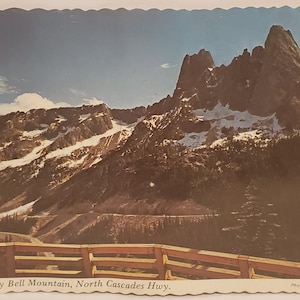 Cartão postal WA Liberty Bell Mountain North Cascades Hwy Washington