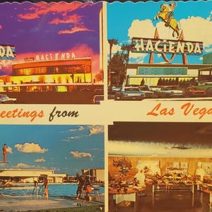 Carte postale NV Salutations de Las Vegas Nevada