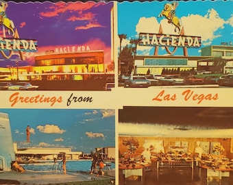 Cartolina postale NV Saluti da Las Vegas Nevada