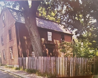 Postkarte MA Hawthorne House Salem Massachusetts