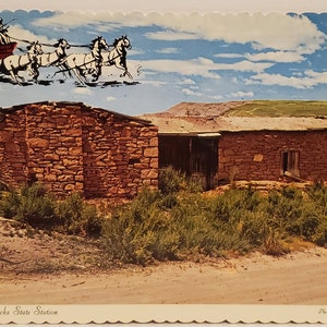Carte postale WY Point of Rocks State Station Wyoming