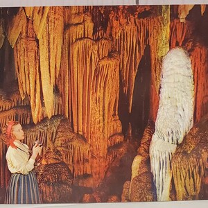 Carte postale VA Frozen Fountain Caverns of Luray Virgina