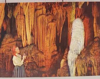 Post Card VA Frozen Fountain Caverns of Luray Virgina