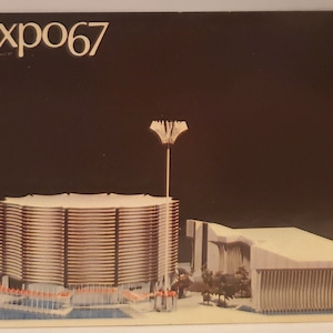 Post Card Event Expo67 The Canadian Pacific-Cominco Pavillion Montreal Canada