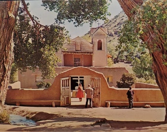 Cartolina postale NM Santuario de Chimayo Nuovo Messico