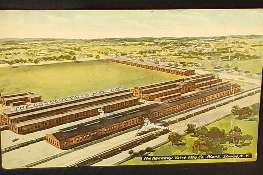 Postcard NY the Kennedy Valve Mfg Co. Plant Elmira New York Etsy