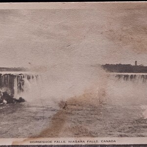 Postkarte Kanada Horseshoe Falls Niagara Falls Kanada FLECKEN