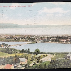 Cartolina NY Eastern Wide Waters Rochester New York