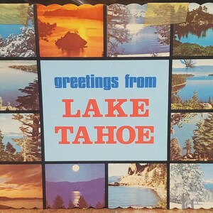 Carte postale NV Salutations du lac Tahoe au Nevada