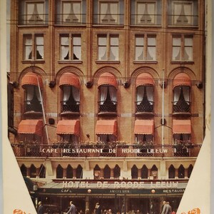 Cartão Postal Holanda Hotel De Roode Leeuw Holanda