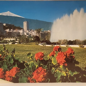 Cartão Postal Espanha Puerto de la Cruz Tenerife Ilhas Canárias Espanha