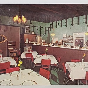 Postkarte Werbung The Willows Restaurant Skaneateles New York