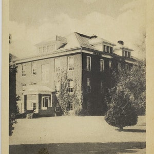 Postkarte NY Science Building Houghton College Houghton New York