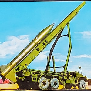 エフェメラカード アメリカ陸軍 オネスト・ジョン砲兵ロケット #18/24